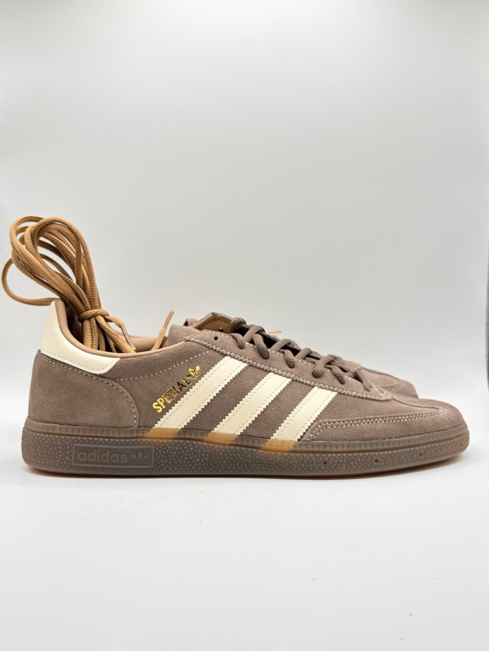 Adidas Handball Spezial in Earth Strata Wonder White 10.5 Men / 11.5 Women